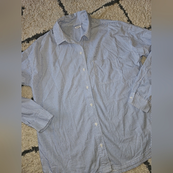 Garage oversized stripped button-down xs/s - Picture 1 of 4